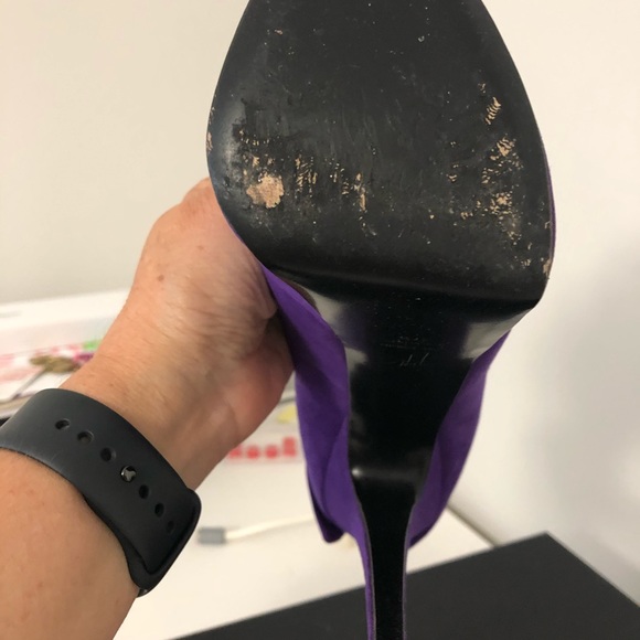 GIUSEPPE ZANOTTI/Size 37 1/2/Purple Heels - Picture 10 of 10